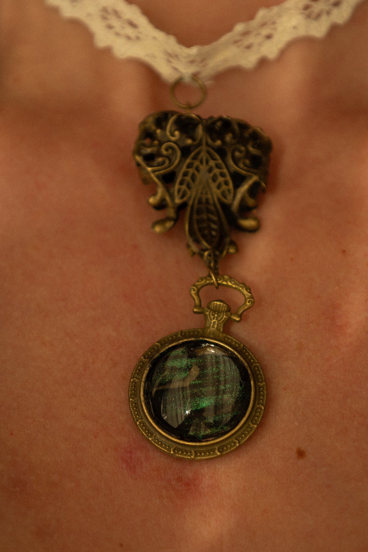 The Unfinished Prayer | Butterfly Wing Perfume Reliquary