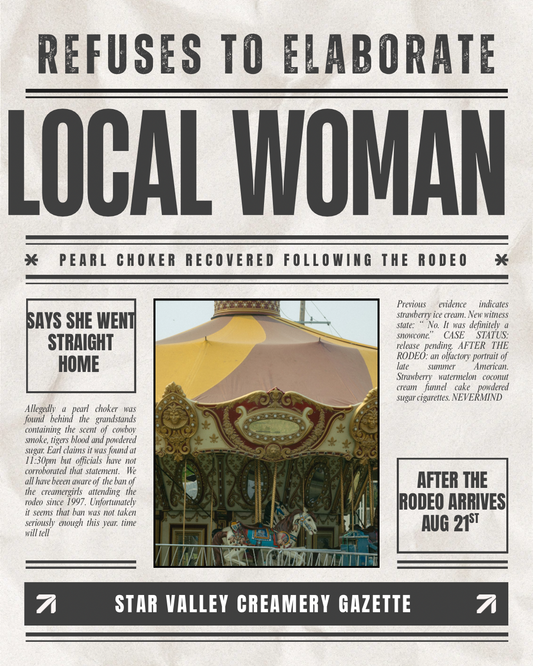 AFTER THE RODEO: Local Woman Refuses to Elaborate