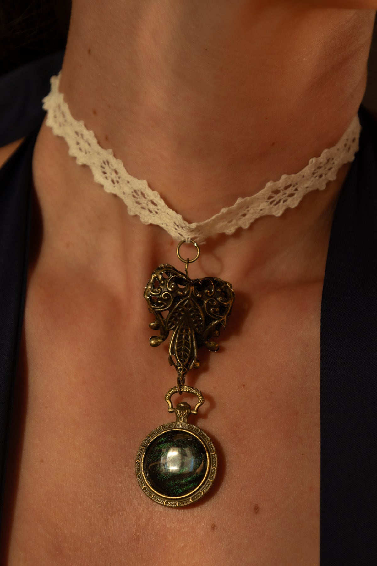 The Unfinished Prayer | Butterfly Wing Perfume Reliquary