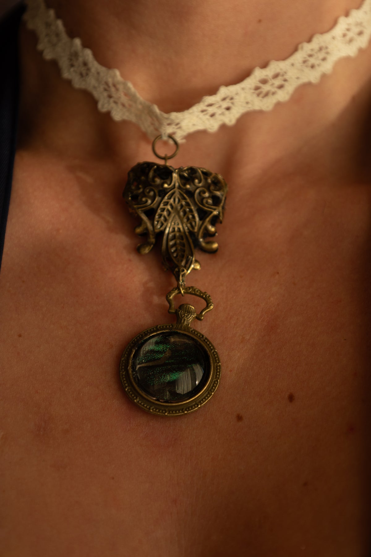 The Unfinished Prayer | Butterfly Wing Perfume Reliquary